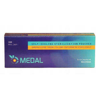 Medal torebki do sterylizacji 70mm x230mm