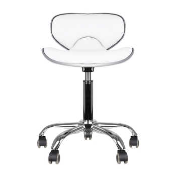 Gabbiano taboret kosmetyczny Q-4599 biały