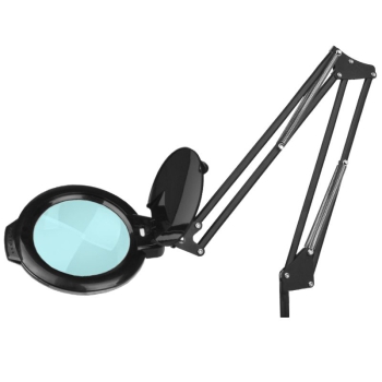 Lampa lupa led Glow Moonlight 8013/6' black ze statywem