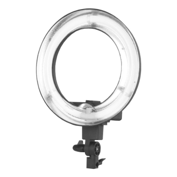 Lampa pierścieniowa Ring light 12' 35W fluorescent czarna + statyw