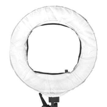 Lampa pierścieniowa Ring light 12' 35W fluorescent czarna + statyw