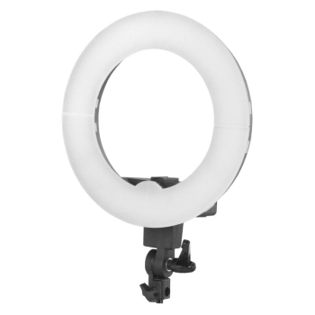 Lampa pierścieniowa Ring light 12' 35W led czarna + statyw