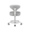 Taboret kosmetyczny Azzurro 156-F bump-up szary