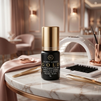 Secret Lashes Klej Do Przedłużania Rzęs Gold 3 g
