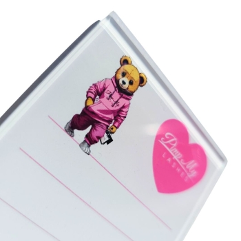 Szklany Holder do rzęs Miś Pimp My Lashes