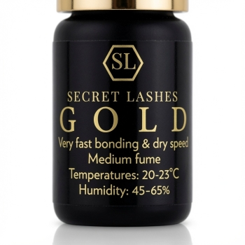 Secret Lashes Klej Do Przedłużania Rzęs Gold 3 g