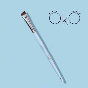 Pędzel skośny duży OKO #1 do brwi – precyzyjny kontur i mapowanie