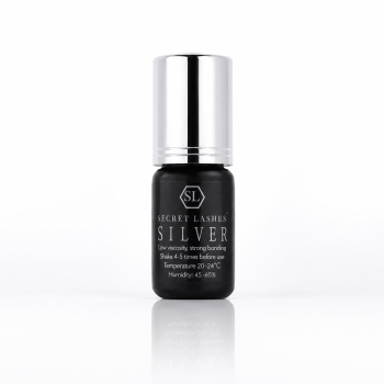 Klej do przedłużania rzęs secret lashes silver 5g