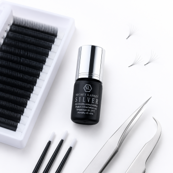 Klej do przedłużania rzęs secret lashes silver 5g
