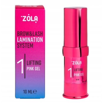 Kompozycja do laminacji ZOLA / Color Lab / 01 Lifting Pink Gel, 10 ml