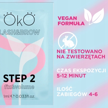 Żel do liftingu laminacji rzęs i brwi OKO step 2