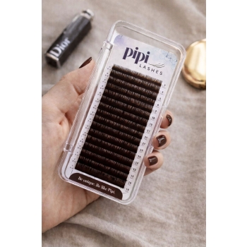 Pipilashes rzęsy do przedłużania BLACK-BROWN D 0.07 MIX 7 do 14