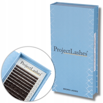 Rzęsy Project Lashes CC 0,07 5-13mm CIEMNY brąz