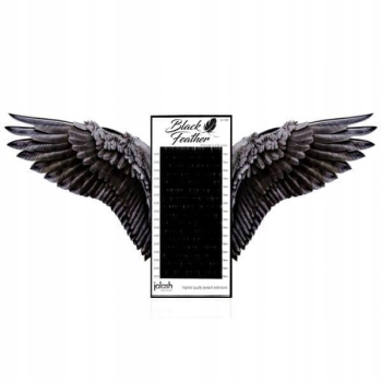 Jolash Black Feather Lashes Rzęsy Czarne D 0.01 7 mm