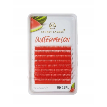 Secret Lashes Rzęsy Kolorowe Watermelon C 0.07 mix