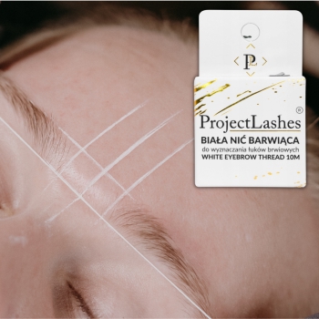 Project Lashes Nić Barwiąca Biała 10 m
