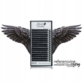 jolash Rzęsy Black Feather - skręt M 0,05 - Mix