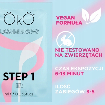 Żel do laminowania rzęs i brwi STEP 1 OkO 5 szt