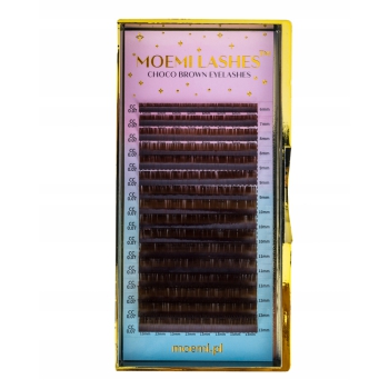 Moemi Rzęsy Do Przedłużania Choco Brown C 0.10 mix