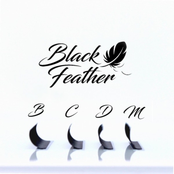 jolash Rzęsy Black Feather - skręt M 0,05 - Mix